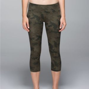 Lululemon Wunder Under Crop Savasana Camo